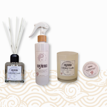 Tranquility aromatherapy set for relaxation and feminine power